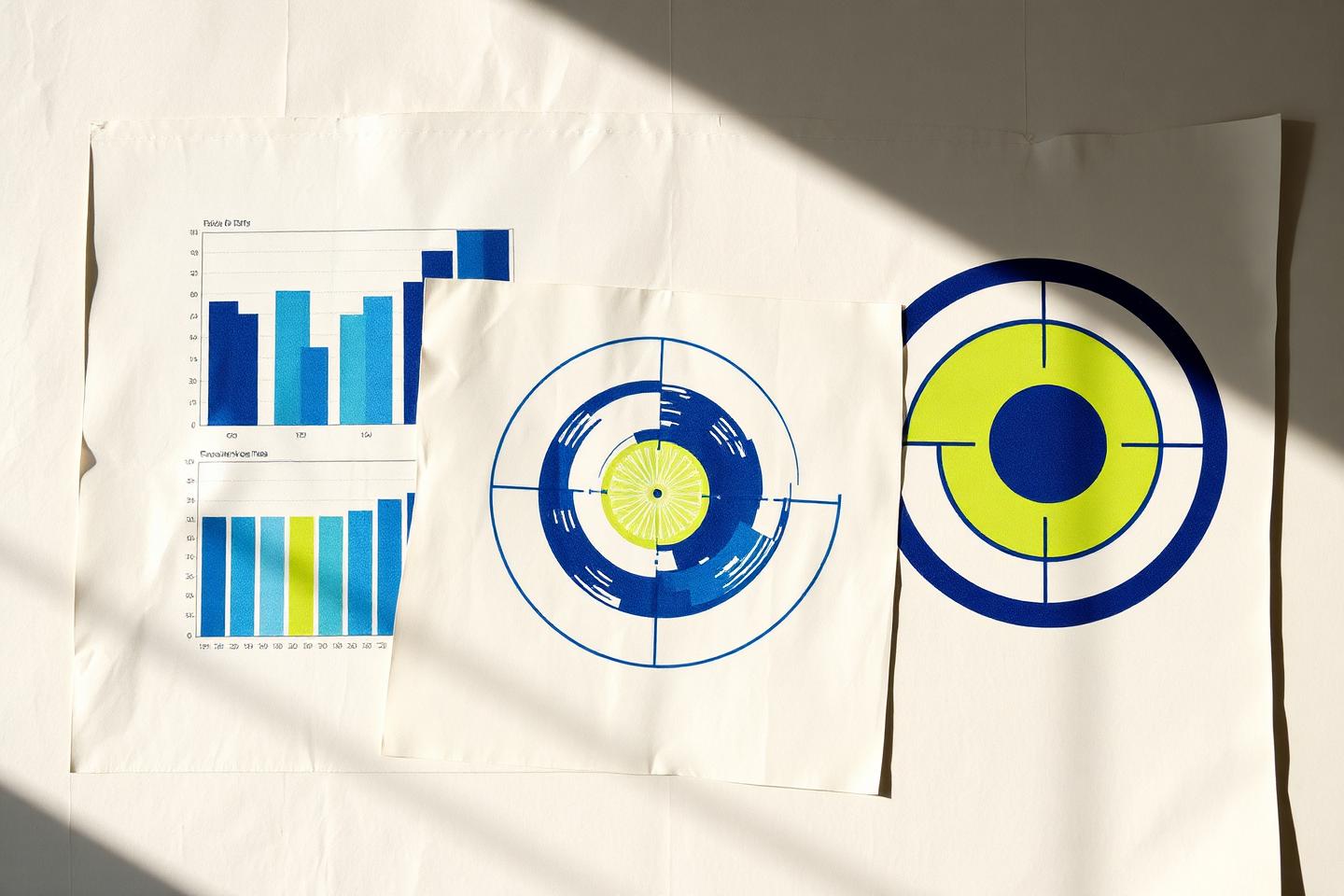Screen showing a simple advertising performance chart